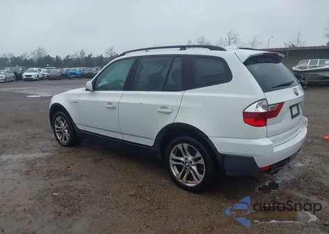 2007 BMW X3 3.0Si from USA, damaged, VIN WBXPC93457WF01682